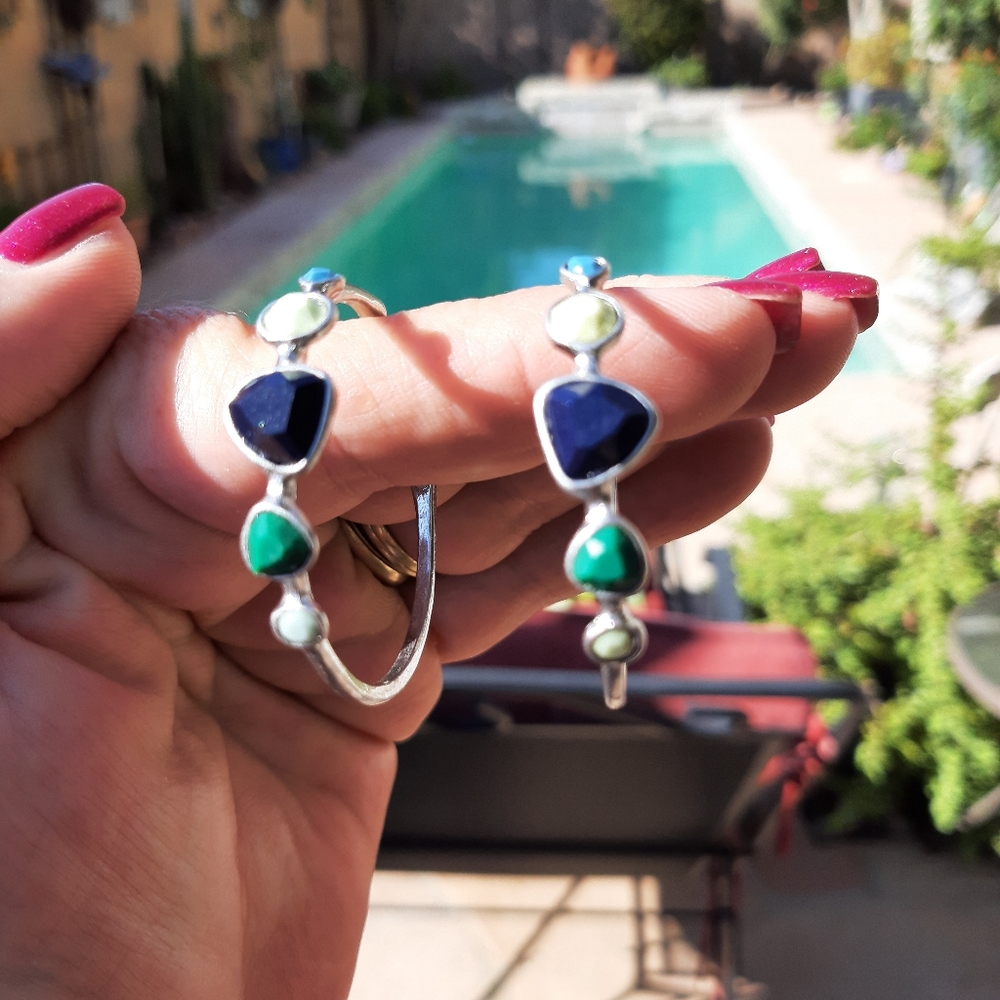 Hoop earrings